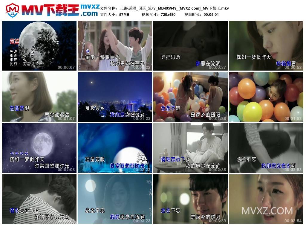 王璐-遥望_国语_流行_MB405949